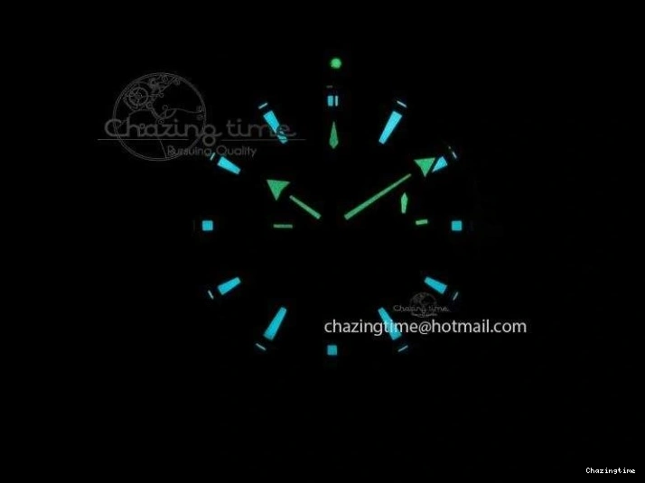 0326 Breathable Seamaster Professional Chrono RG Black Ceramic Black Dial On Black Gummy Strap A 8214